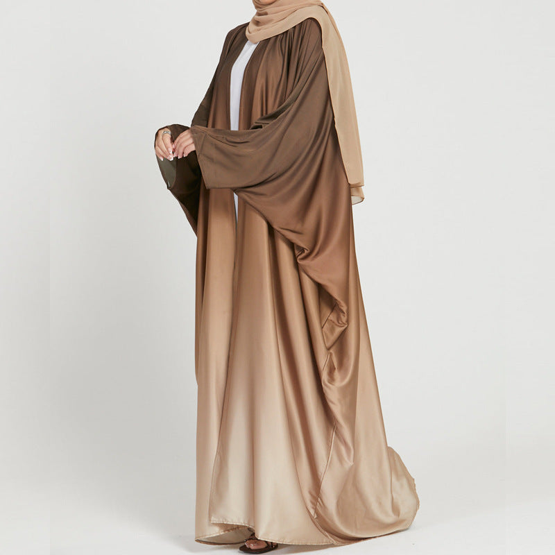 Elegant Tie-dye Gradient Abaya