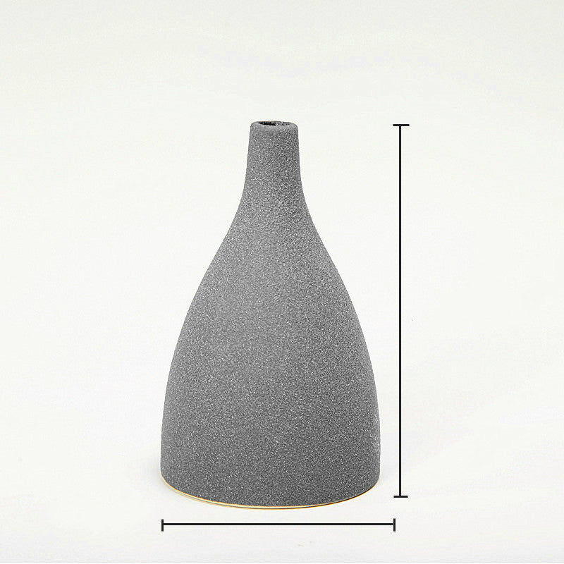 Nordische Keramikvase, Ornamente für die Heimdekoration