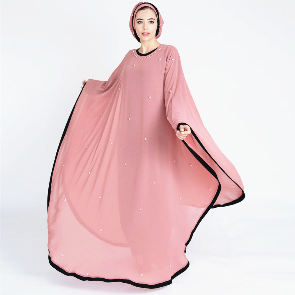 Dubai Dress, Handmade Beaded Robe