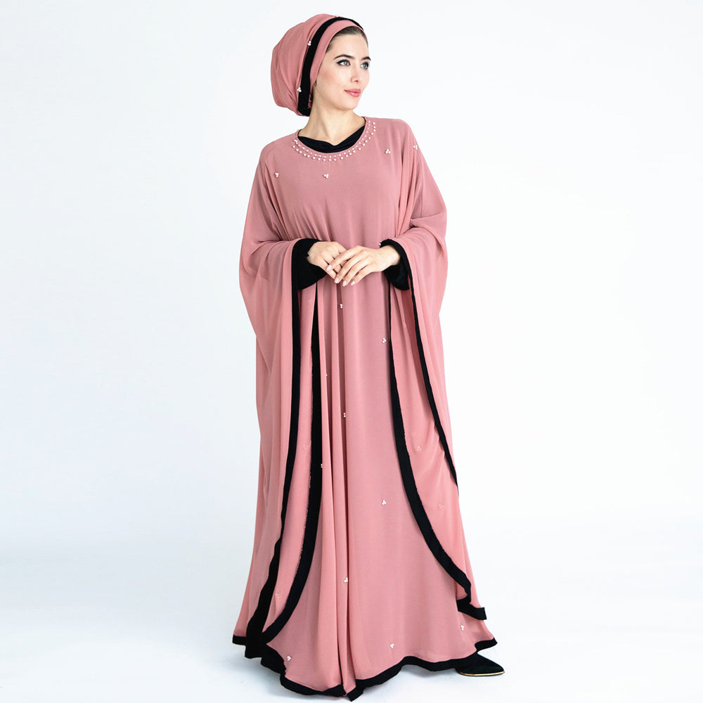 Dubai Dress, Handmade Beaded Robe
