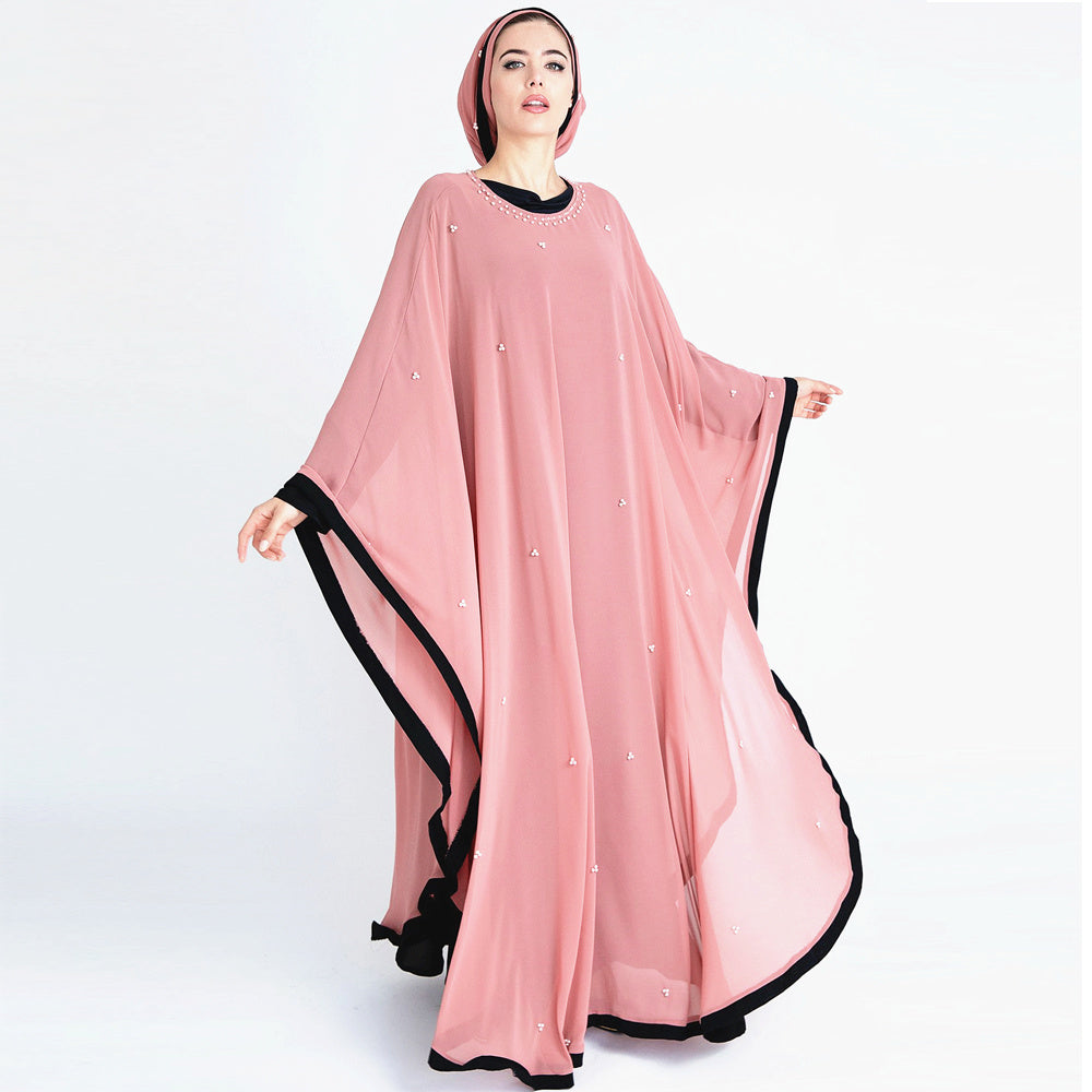Dubai Dress, Handmade Beaded Robe