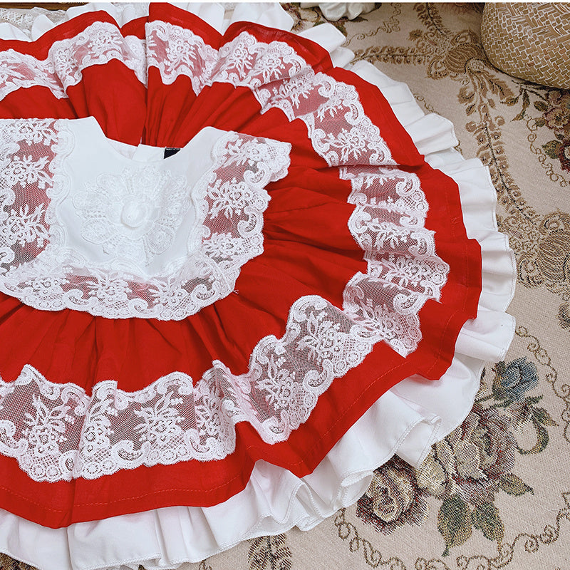 Mädchen Geburtstagspartykleid, Kinderprinzessinnenkleid
