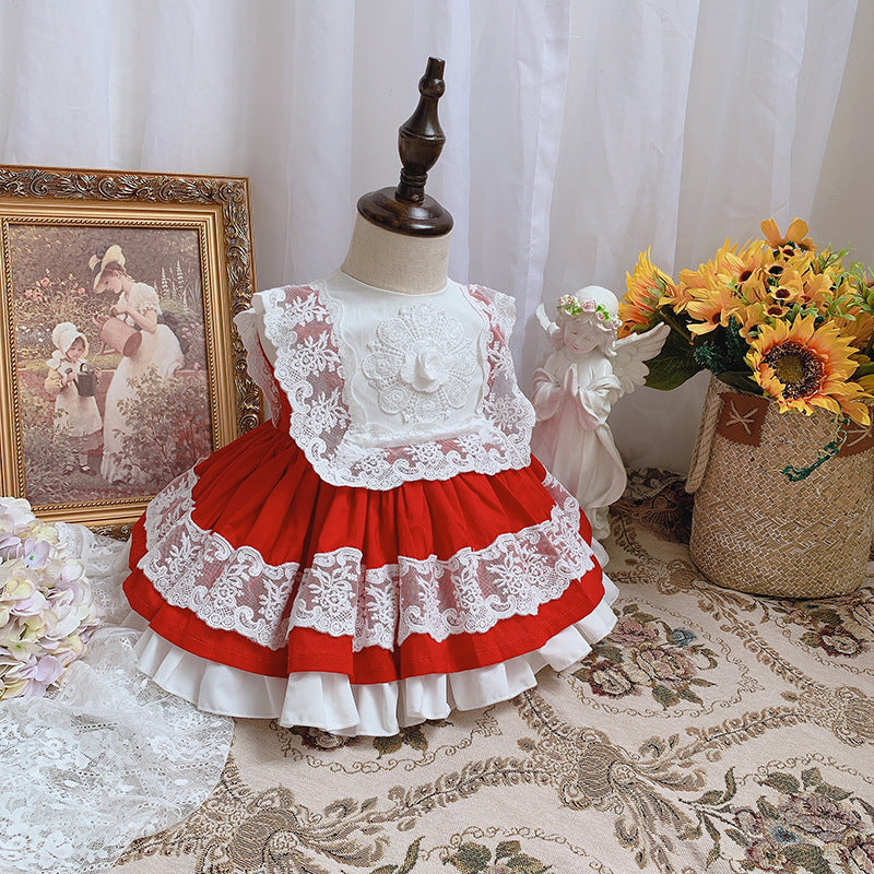 Mädchen Geburtstagspartykleid, Kinderprinzessinnenkleid