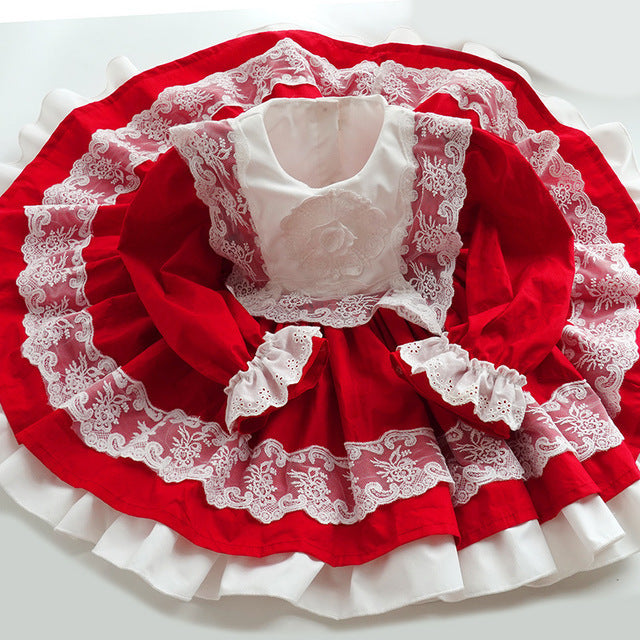 Mädchen Geburtstagspartykleid, Kinderprinzessinnenkleid