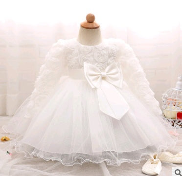 Langärmliges Brautkleid für Kinder