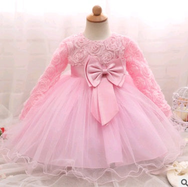 Langärmliges Brautkleid für Kinder