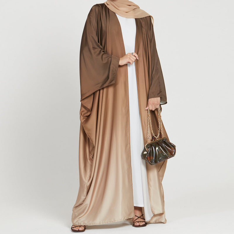 Elegant Tie-dye Gradient Abaya