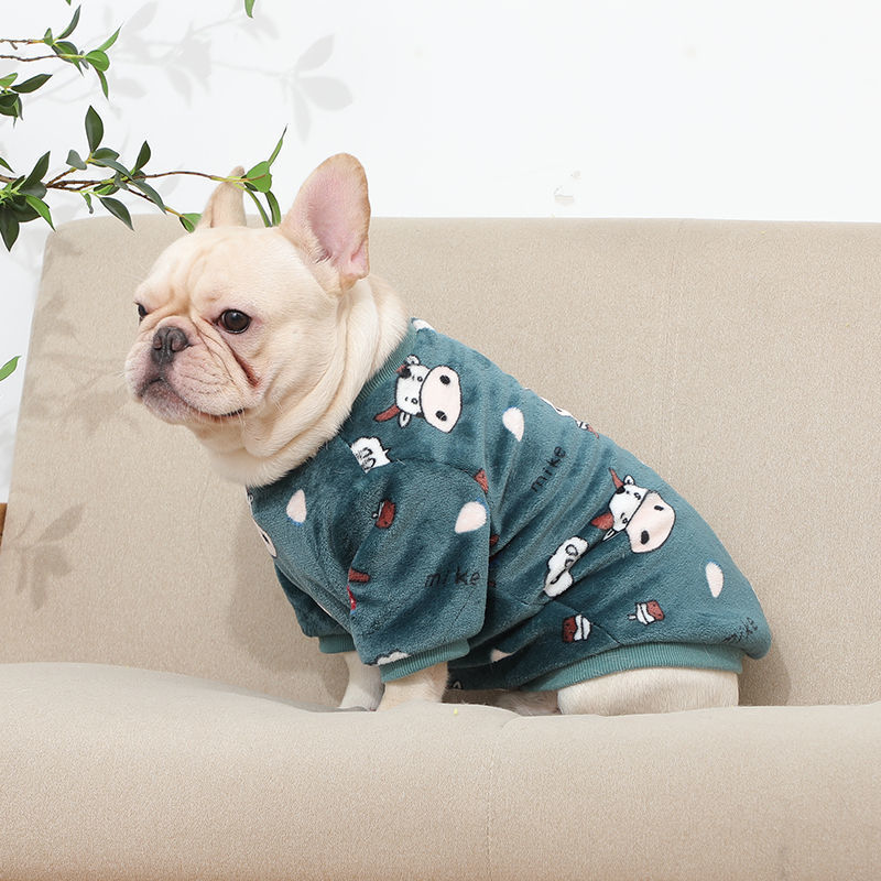 Dog's French Plush Pajamas Pets, Pet Supplies