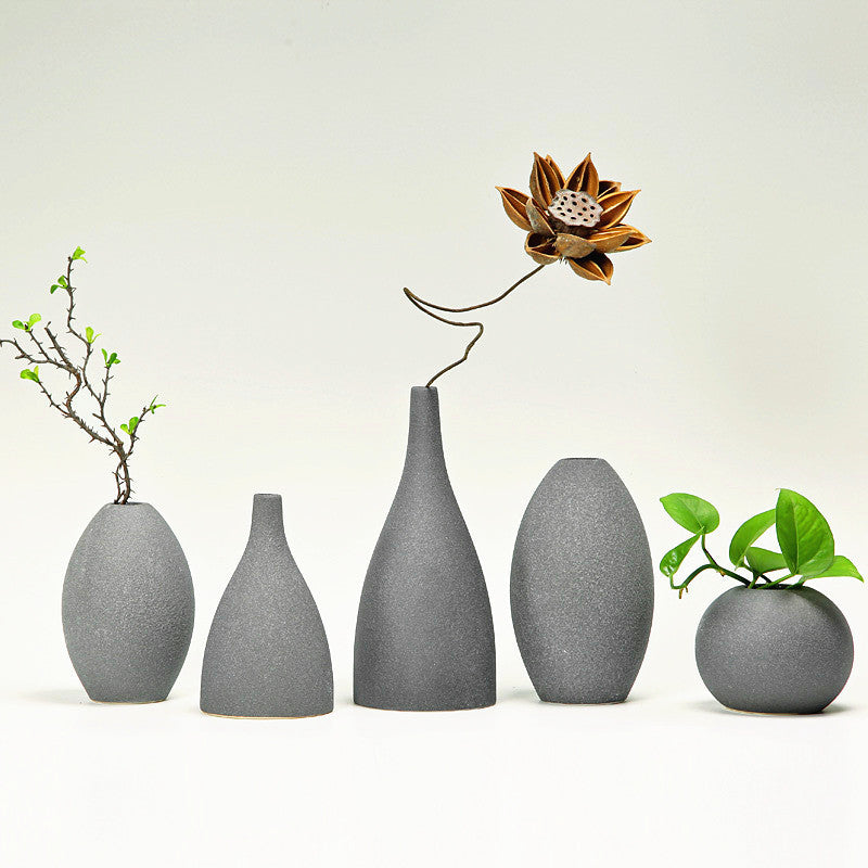 Nordische Keramikvase, Ornamente für die Heimdekoration