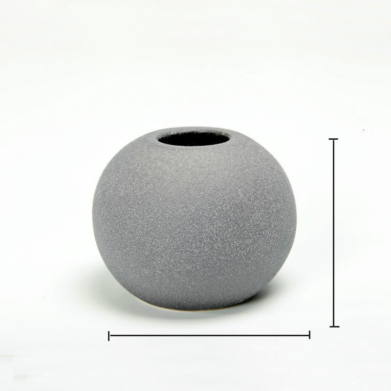 Nordische Keramikvase, Ornamente für die Heimdekoration