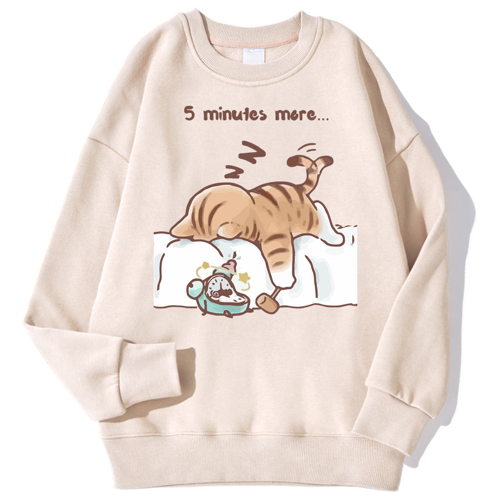 Women's Korean Style Printed Sweatshirt, Spring Fashion, Summer Top
