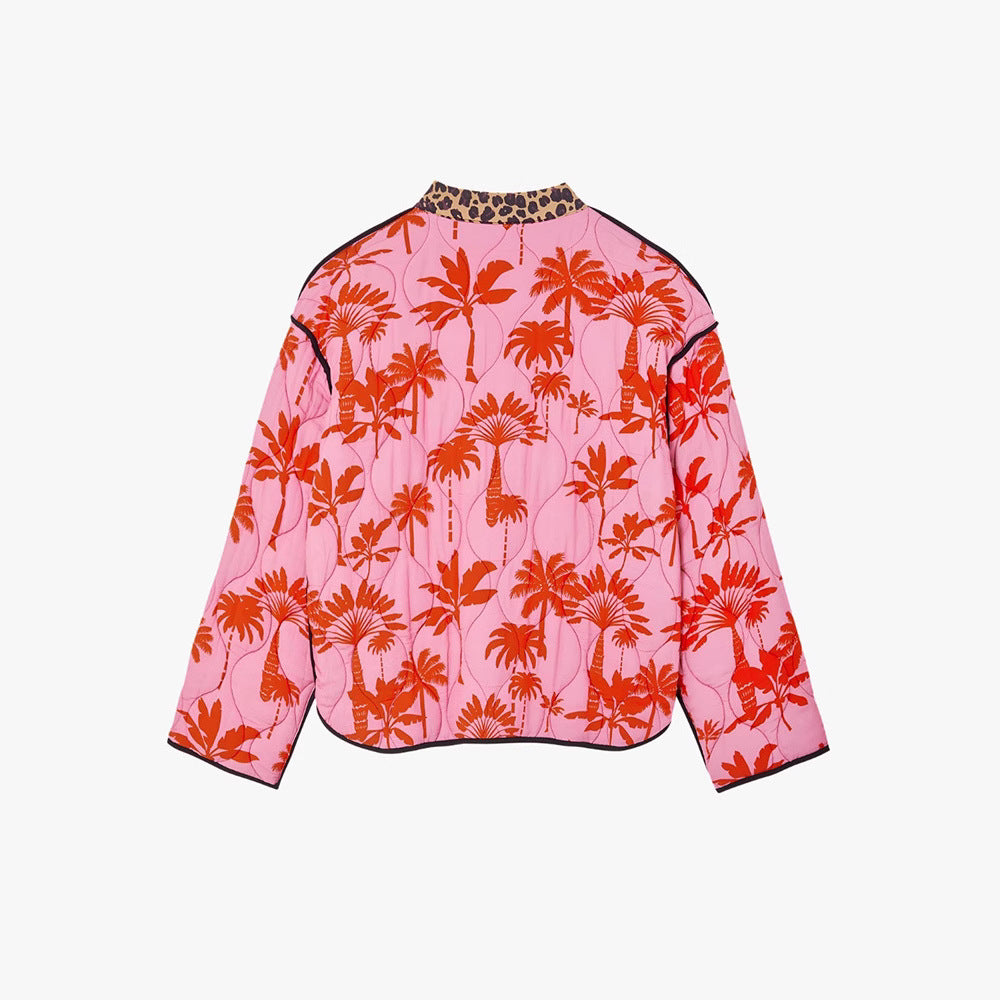 Stitched Cotton-padded Summer Jacket
