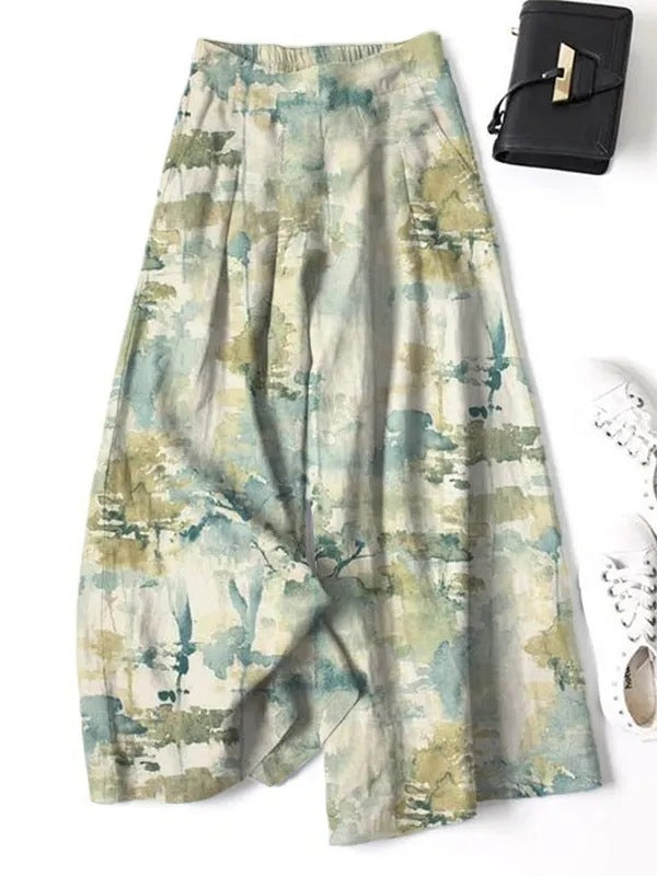 Wide Leg Quick-drying Breathable Culottes, Ladies Trousers