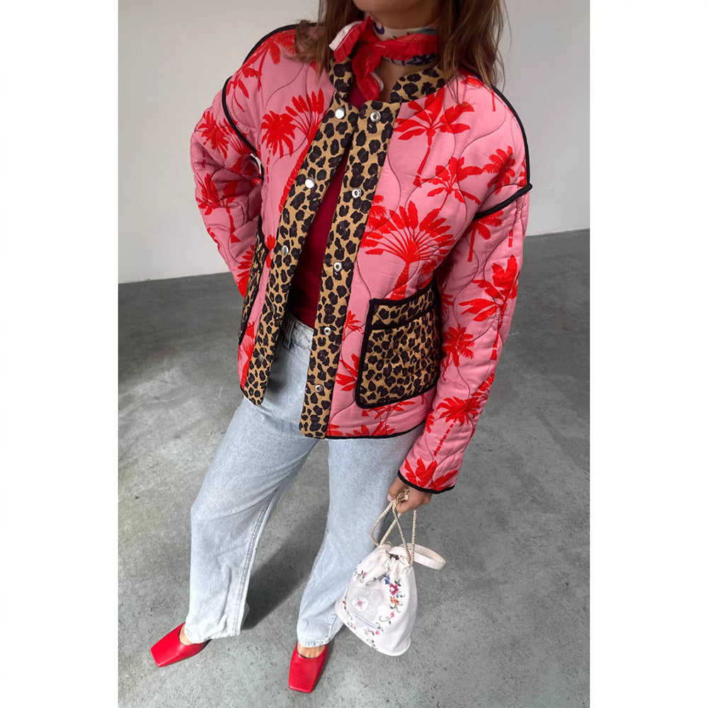 Stitched Cotton-padded Summer Jacket