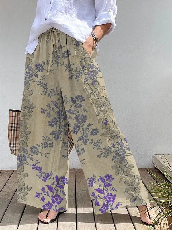 Wide Leg Quick-drying Breathable Culottes, Ladies Trousers