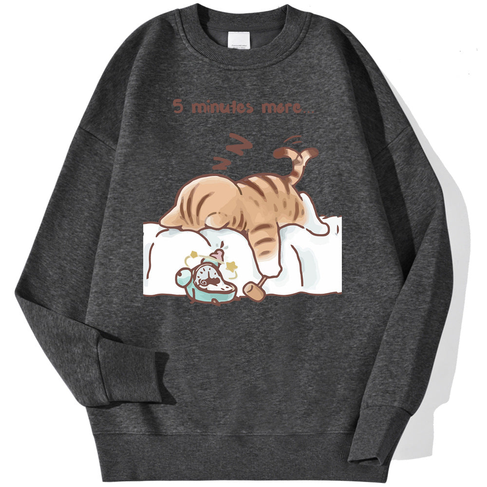 Women's Korean Style Printed Sweatshirt, Spring Fashion, Summer Top