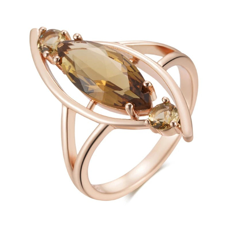 Women's Retro Style Zircon Ring