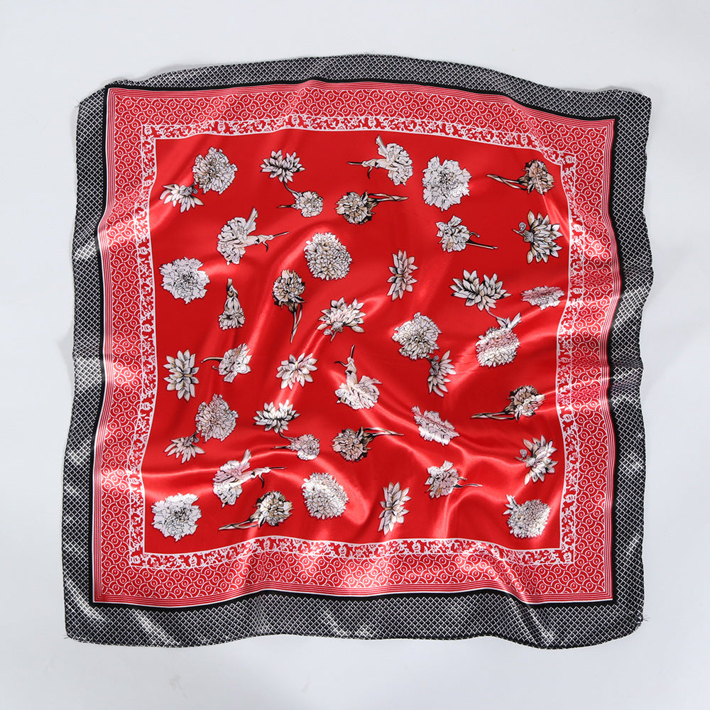Quadratischer Business-Schal aus Satin