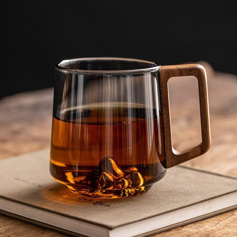 Wooden Handled Large-capacity Drinking Cup