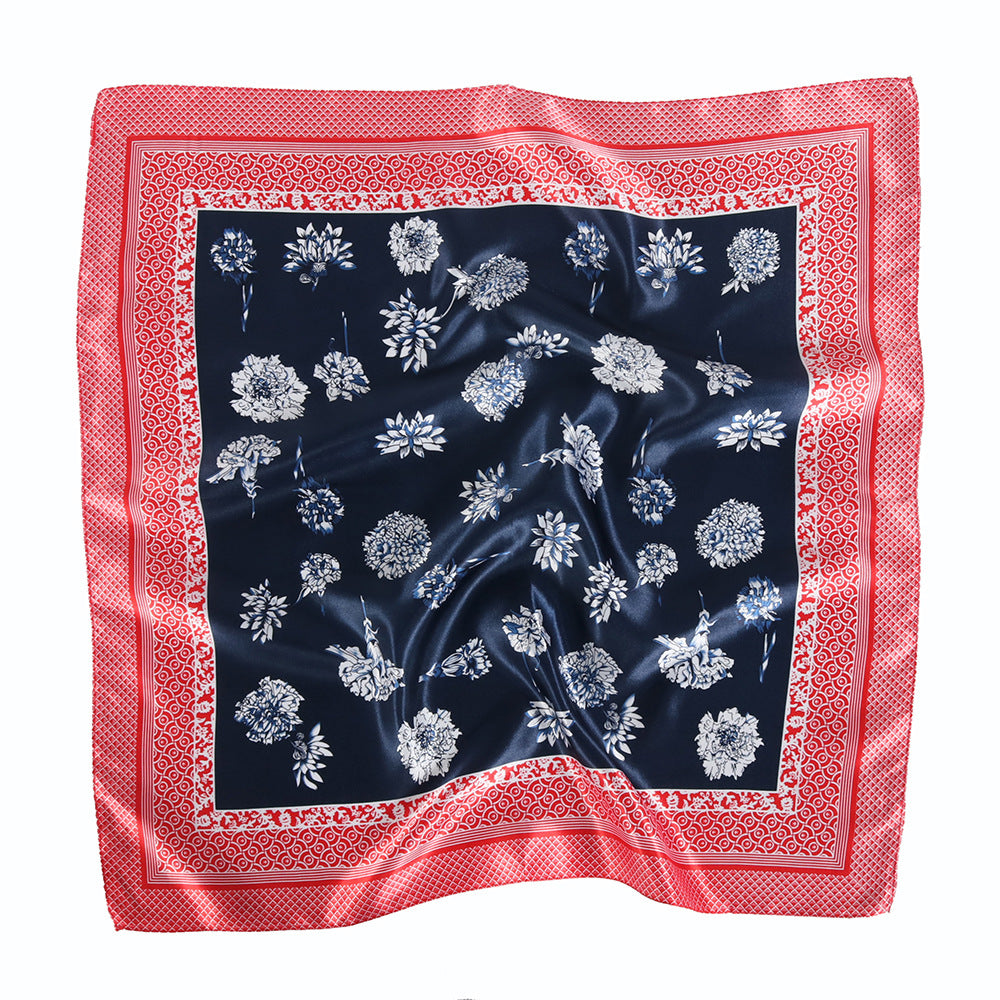 Quadratischer Business-Schal aus Satin