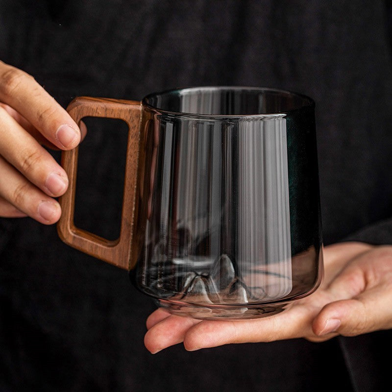 Wooden Handled Large-capacity Drinking Cup