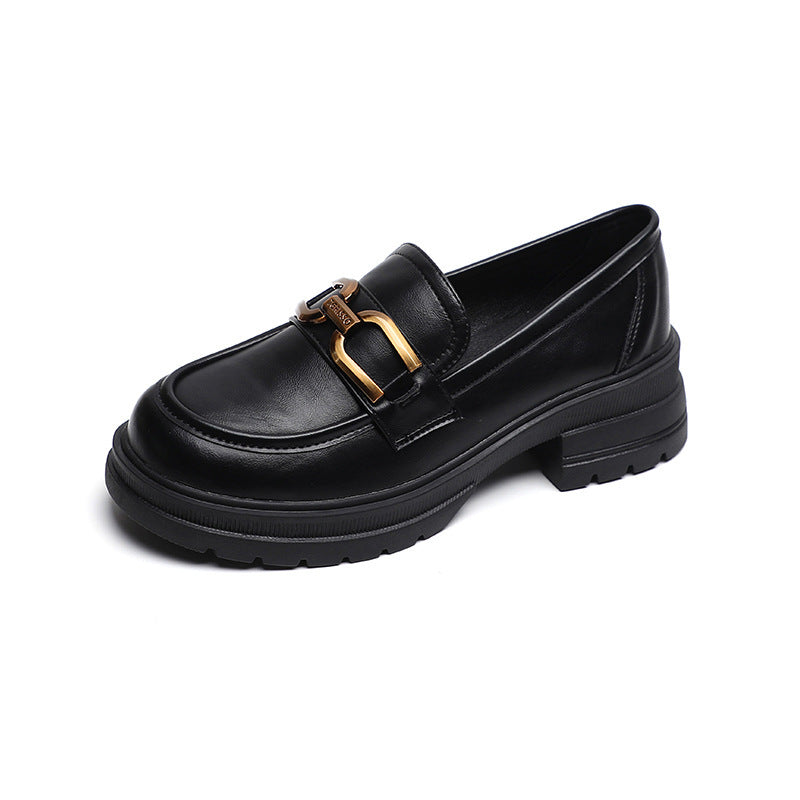 Damen-Pumps mit dickem Absatz und weicher Sohle