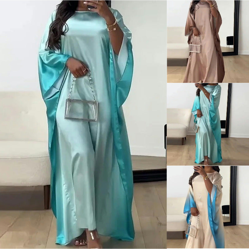 Ethnic Long Sleeve Maxi Dress