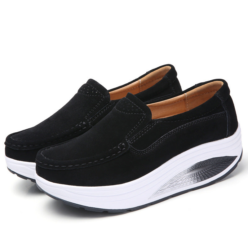 Outdoor Slip-on Plateauschuhe, Damenschuhe in Premiumqualität, lässige Sommerschuhe