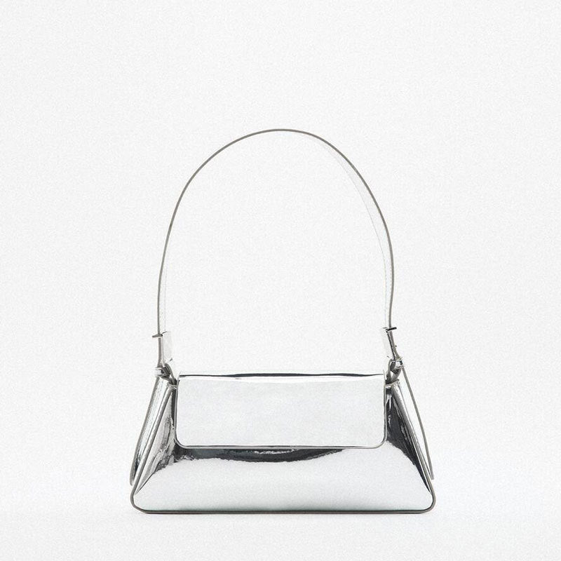 All-match Shoulder Bag - Silver - Bag