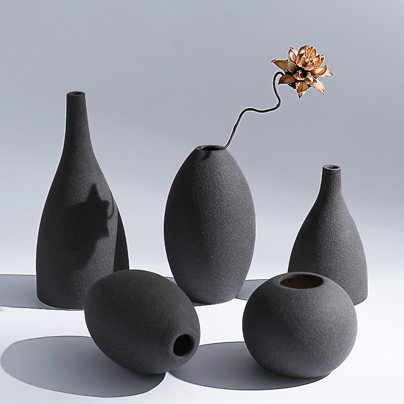 Nordische Keramikvase, Ornamente für die Heimdekoration