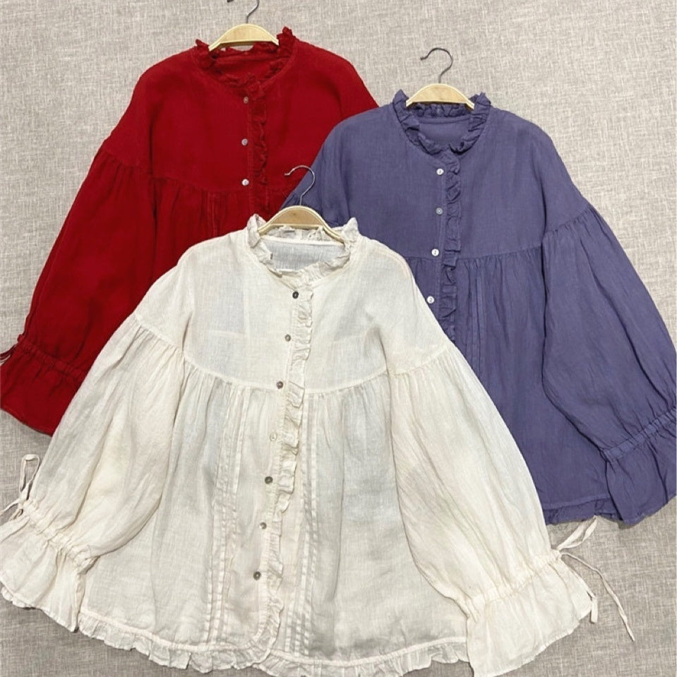 Japanese Style Princess Sleeves Shirt