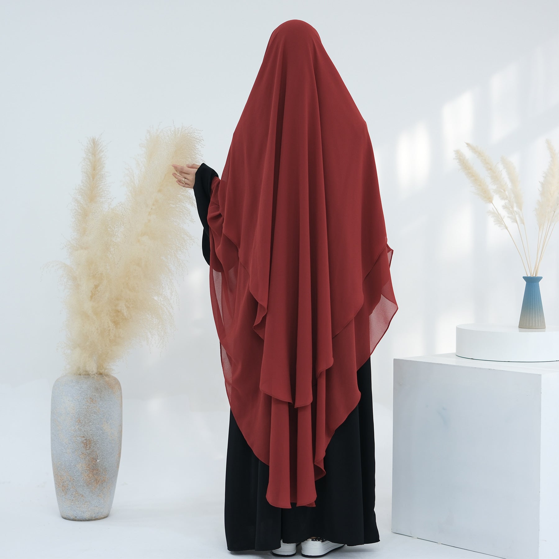 Big Swing Headscarf - Rust Red / Free Size - Scarf