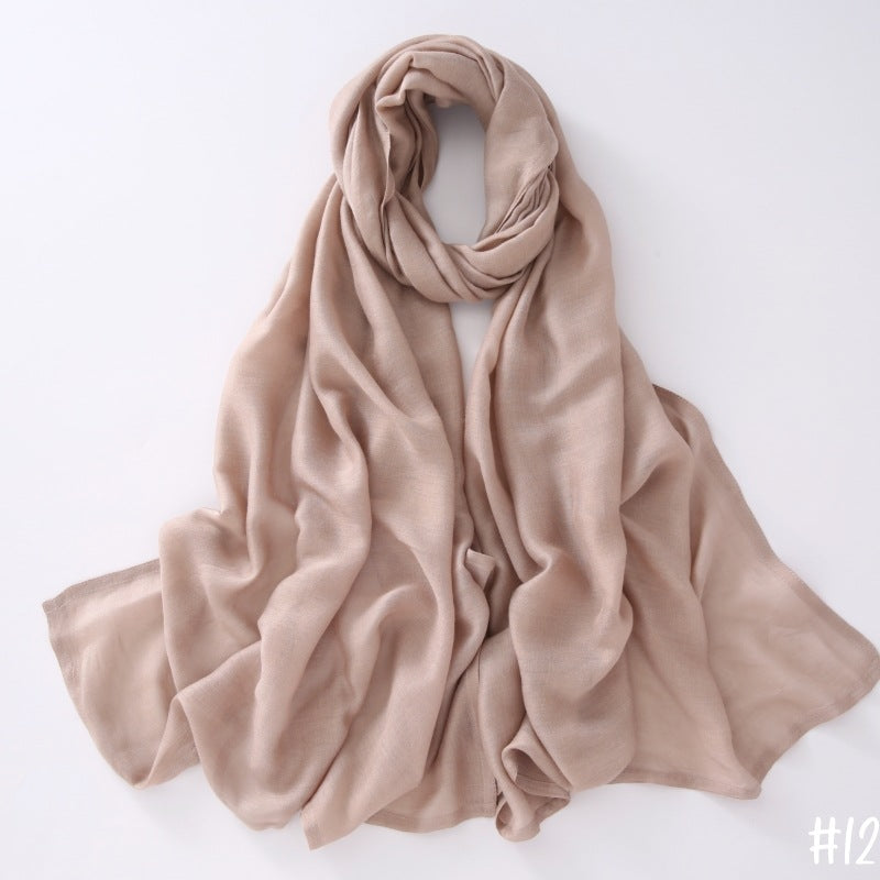 Breathable Modal Shawl Summer Scarf - 12Style