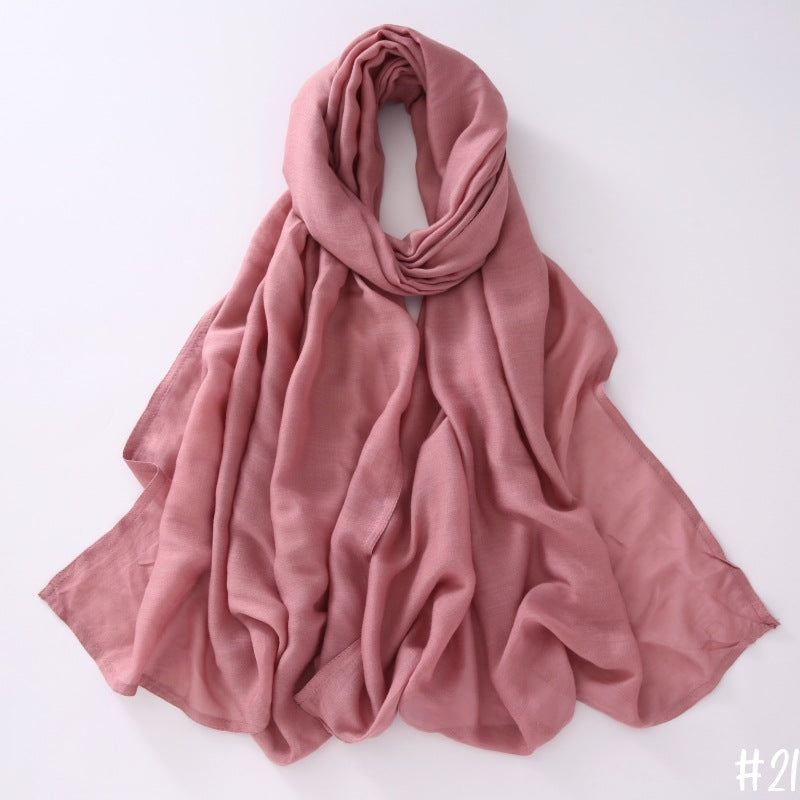 Breathable Modal Shawl Summer Scarf - 21Style