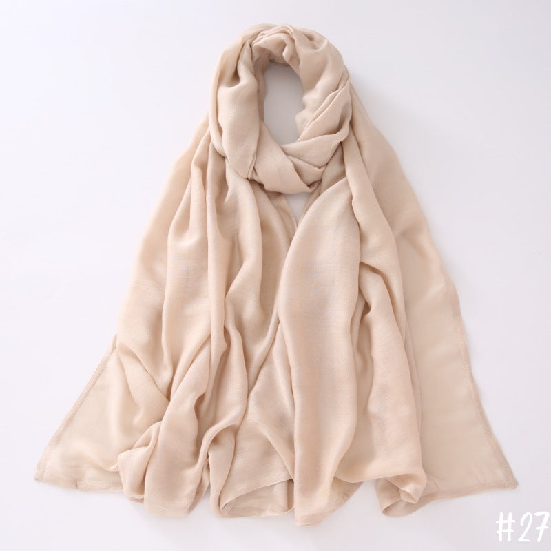 Breathable Modal Shawl Summer Scarf - 27Style