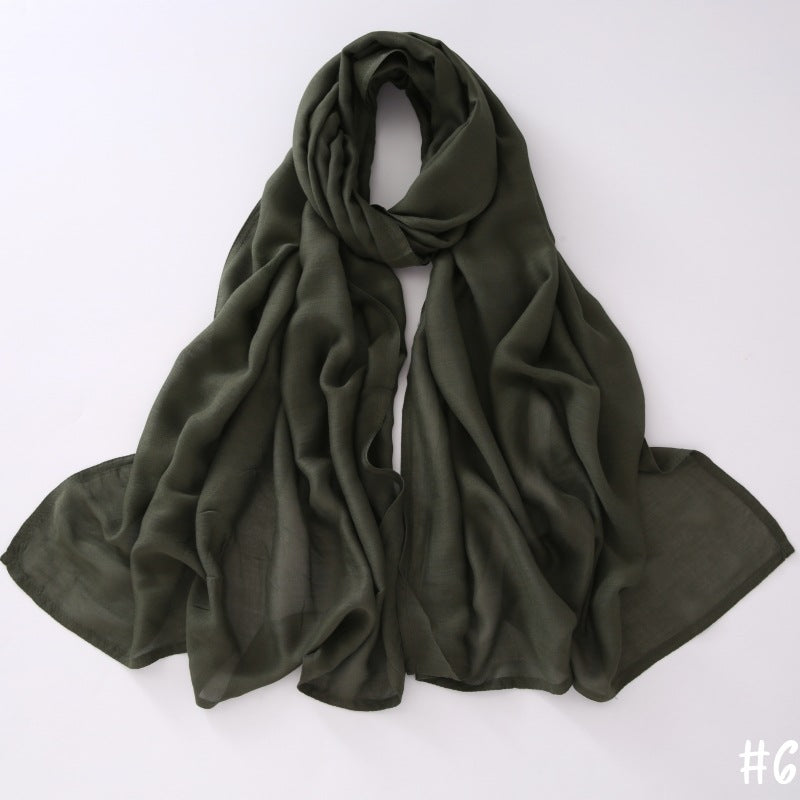 Breathable Modal Shawl Summer Scarf - 6Style