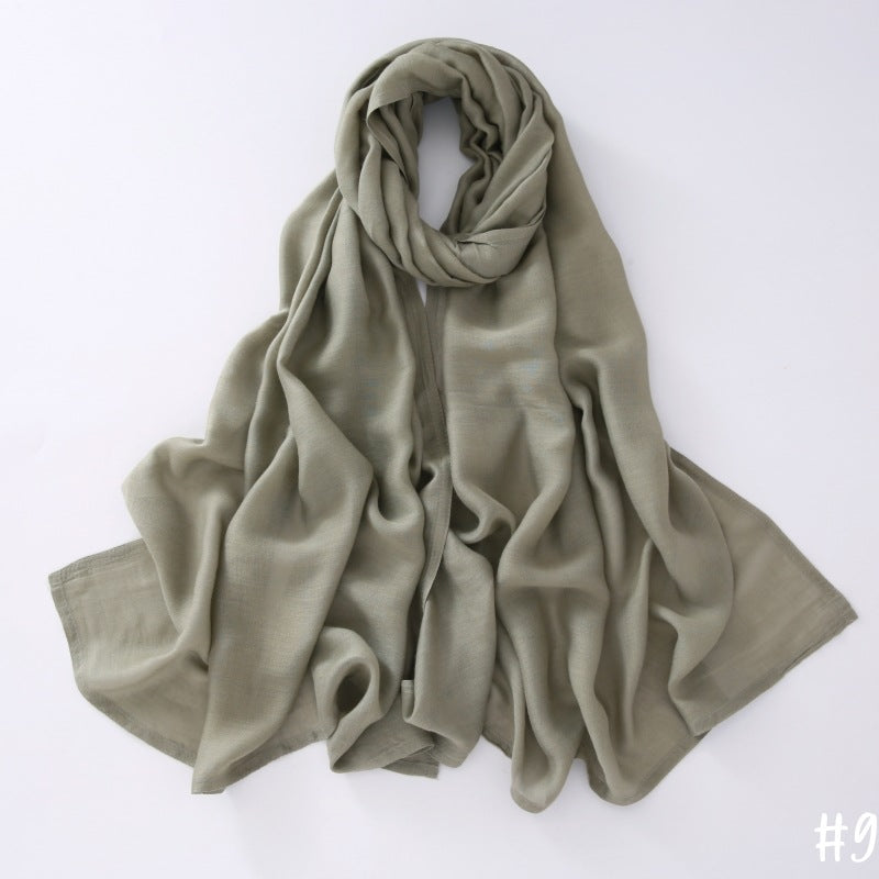 Breathable Modal Shawl Summer Scarf - 9Style