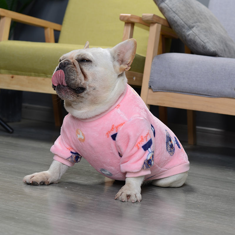 Dog's French Plush Pajamas Pets, Pet Supplies