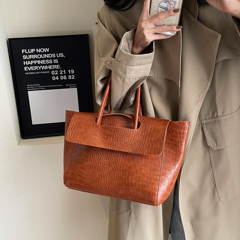 Large Capacity Patterned Handbag