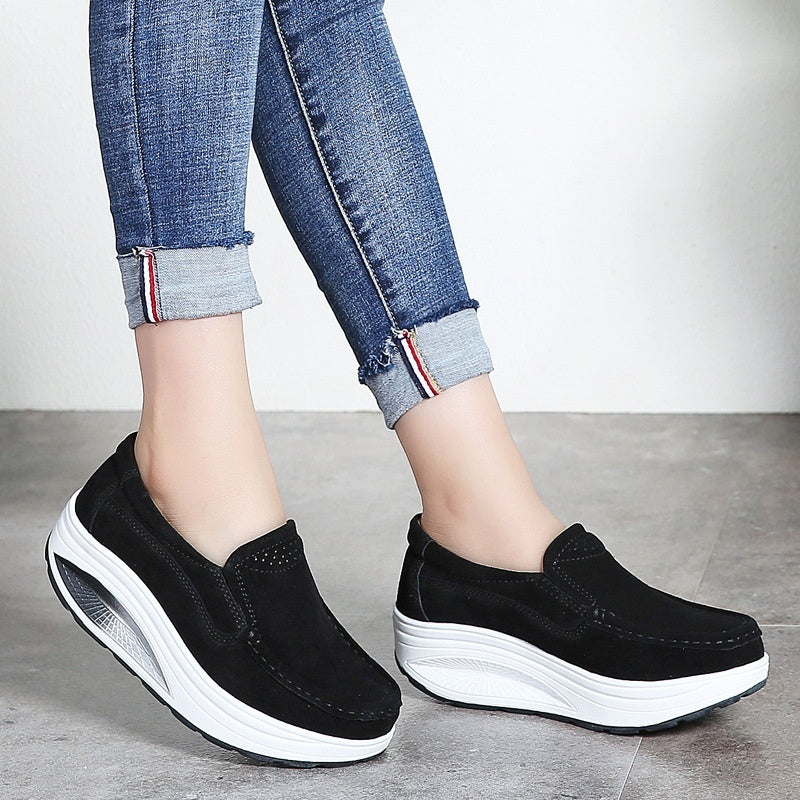 Outdoor Slip-on Plateauschuhe, Damenschuhe in Premiumqualität, lässige Sommerschuhe