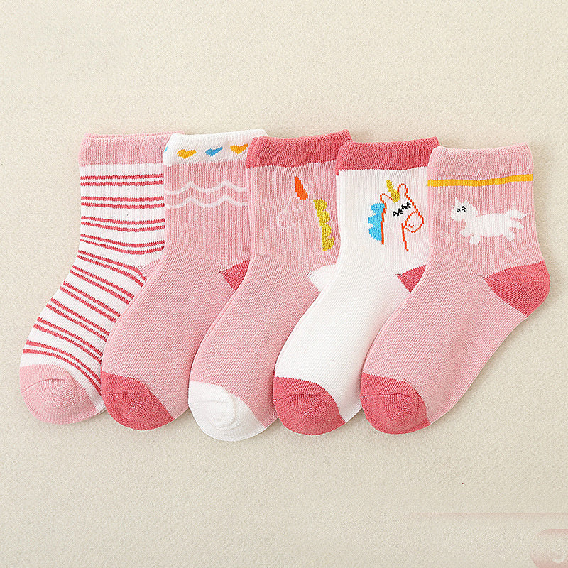 Children’s Cotton Socks - 10 style / 12cm - Kids’ Socks
