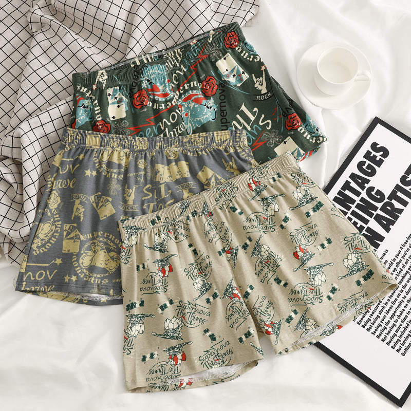 Cotton Casual Print Boxer Shorts - Men’s boxer shorts