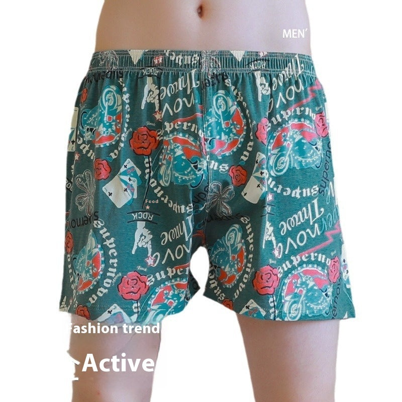 Cotton Casual Print Boxer Shorts - Men’s boxer shorts