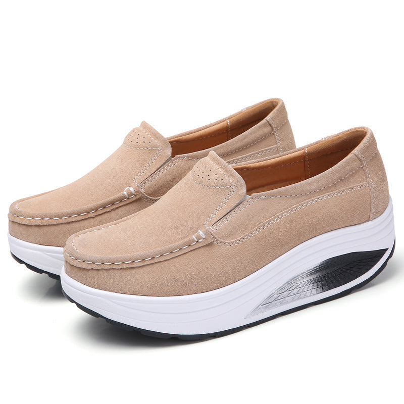 Outdoor Slip-on Plateauschuhe, Damenschuhe in Premiumqualität, lässige Sommerschuhe