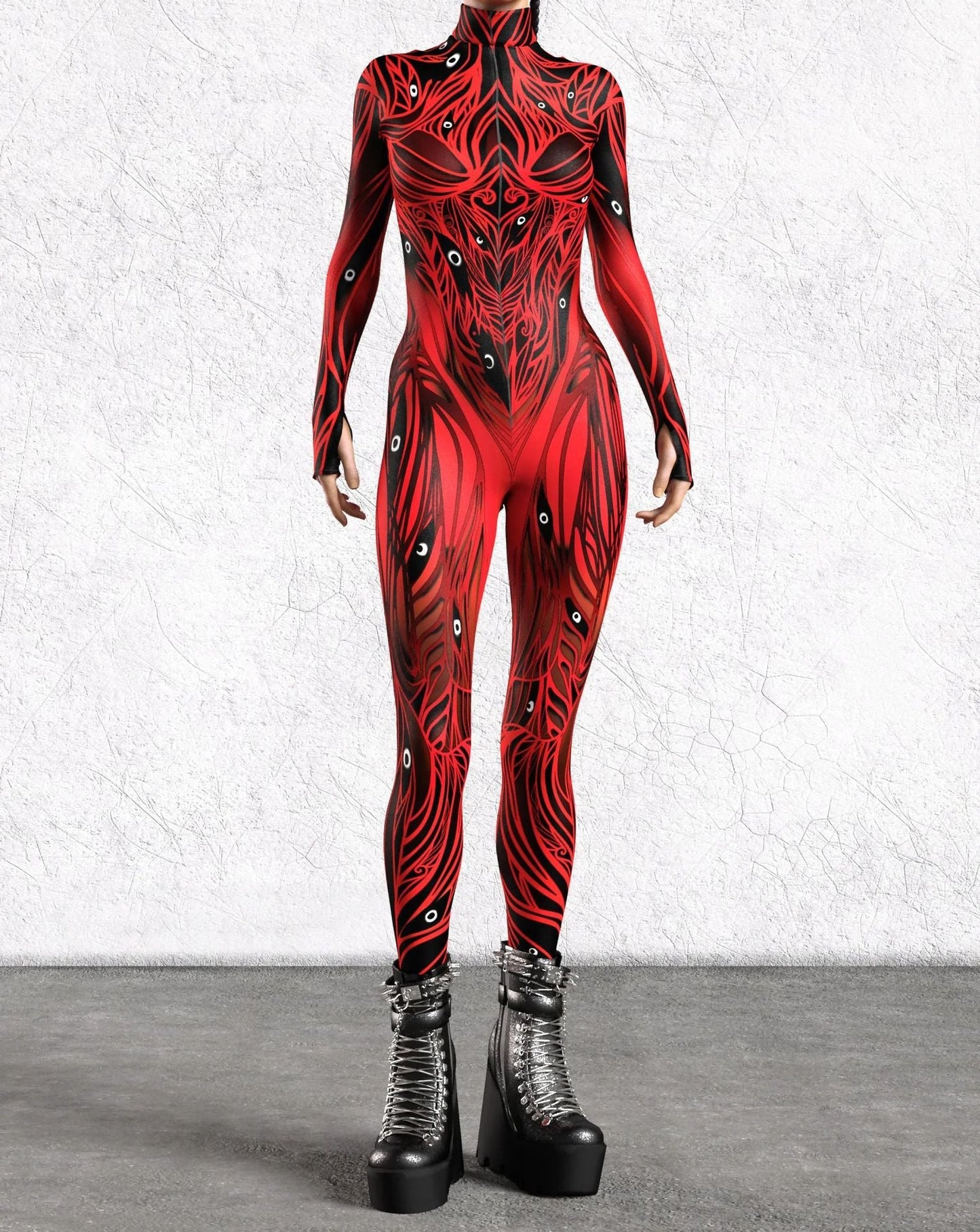Digital Printing One-piece Play Costume - Pattern 4 / 2XL - Costume