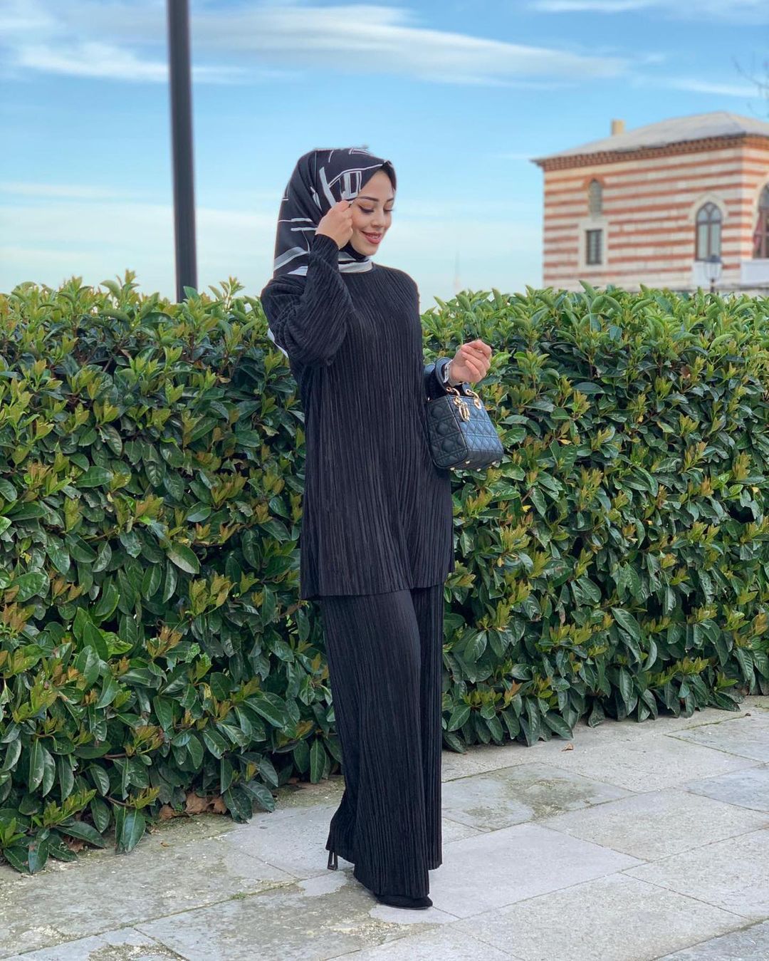 Ethnic Style Loose Casual Pleated 2-Pieces Suit - Black / L - 2-pieces set