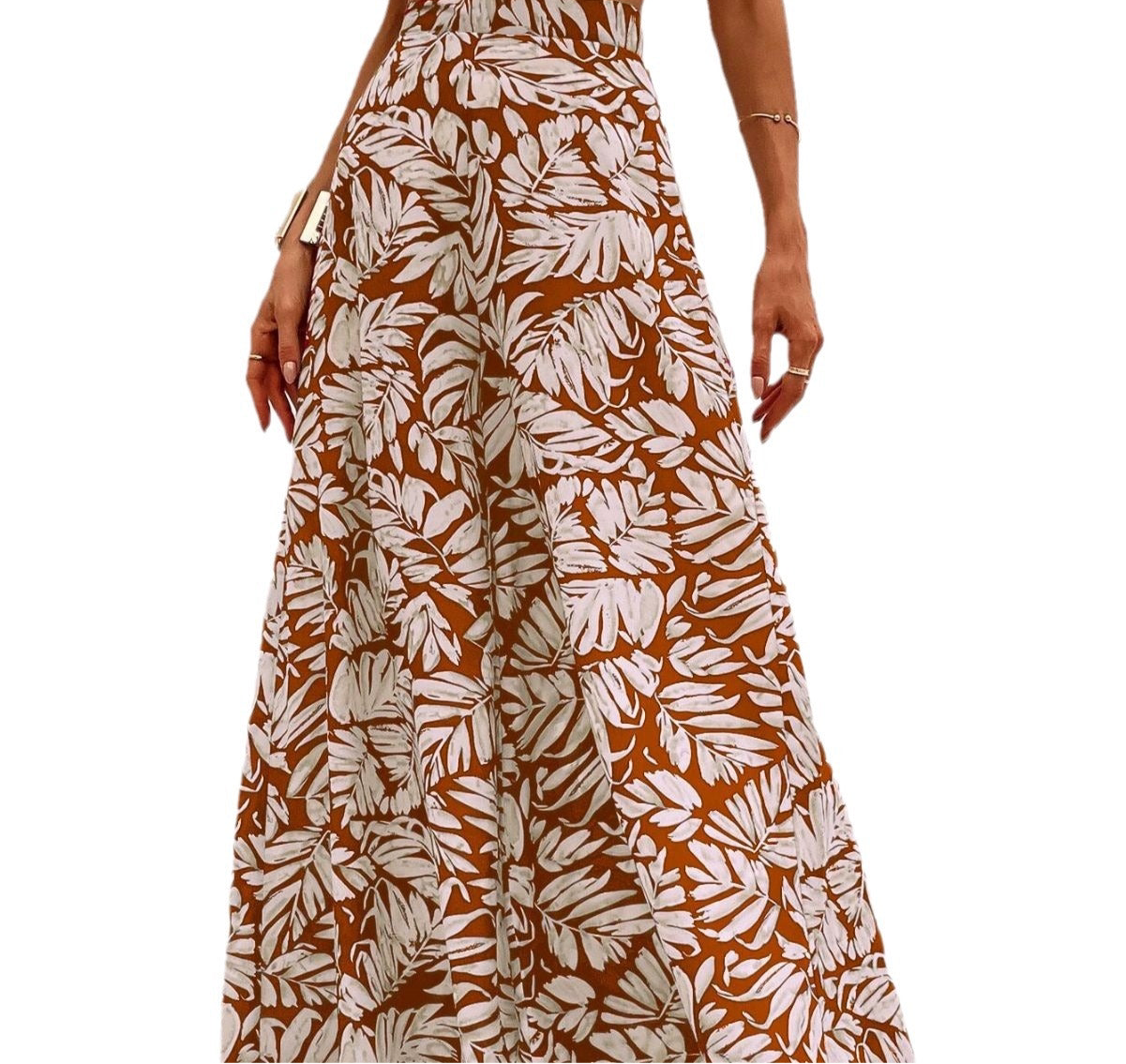 Floral Wide-leg Pants For Women, Palazzo Pants