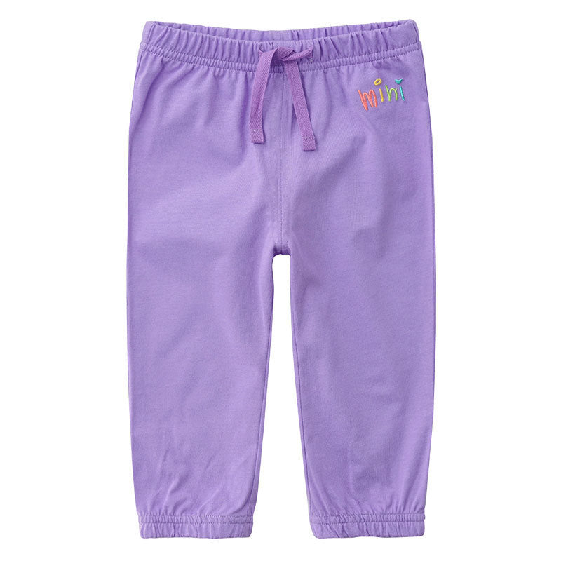 Kids’ Comfortable Unisex Trousers Casual Sports Pants - Purple / 100cm - Kids’ pants