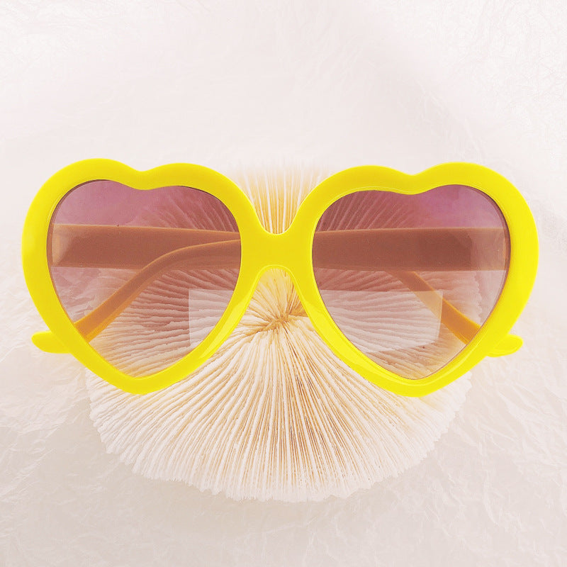 Kids’ Cute Sunglasses Girls’ Fashion Sunglasses - Yellow - Kids’ Sunglasses