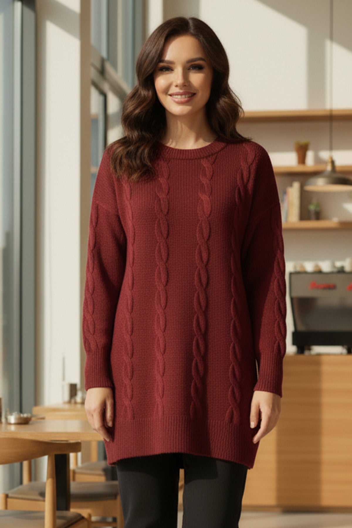 Knitted Sweater – NEOMODEST winter collection product image 1